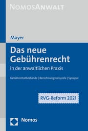 Cover von Das neue Gebührenrecht in der anwaltlichen Praxis