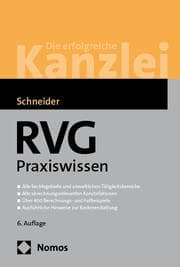 Cover von RVG Praxiswissen