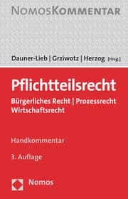 Cover von Pflichtteilsrecht