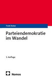Cover von Parteiendemokratie im Wandel