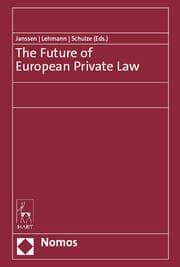 Cover von The Future of European Private Law