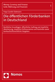 Cover von Die öffentlichen Förderbanken in Deutschland
