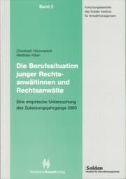 Cover von Die Berufssituation junger Rechtsanwältinnen und Rechtsanwälte