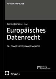 Cover von Europäisches Datenrecht