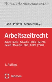 Cover von Arbeitszeitrecht