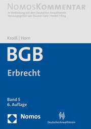 Cover von Bürgerliches Gesetzbuch/BGB 5 - Erbrecht