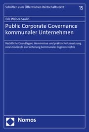 Cover von Public Corporate Governance kommunaler Unternehmen