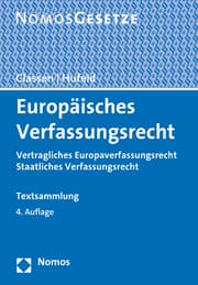 Cover von Europäisches Verfassungsrecht