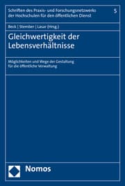 Cover von Gleichwertigkeit der Lebensverhältnisse