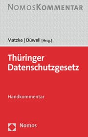 Cover von Thüringer Datenschutzgesetz