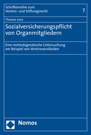 Cover von Sozialversicherungspflicht von Organmitgliedern