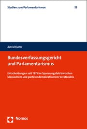 Cover von Bundesverfassungsgericht und Parlamentarismus