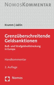 Cover von Grenzüberschreitende Geldsanktionen