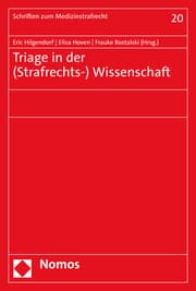 Cover von Triage in der (Strafrechts-) Wissenschaft