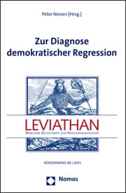 Cover von Zur Diagnose demokratischer Regression