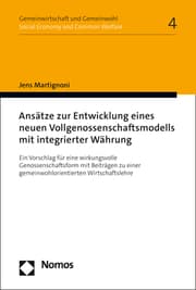 Cover von Ansätze zur Entwicklung eines neuen Vollgenossenschaftsmodells mit integrierter Währung