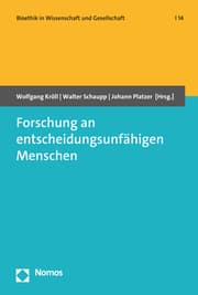 Cover von Forschung an entscheidungsunfähigen Menschen