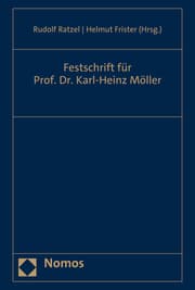 Cover von Festschrift für Prof. Dr. Karl-Heinz Möller