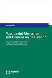 Cover von Was bindet Menschen mit Demenz an das Leben?