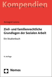 Cover von Zivil- und familienrechtliche Grundlagen der Sozialen Arbeit
