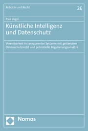 Cover von Künstliche Intelligenz und Datenschutz