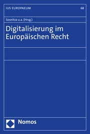 Cover von Digitalisierung im Europäischen Recht