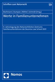 Cover von Werte in Familienunternehmen
