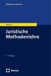 Cover von Juristische Methodenlehre
