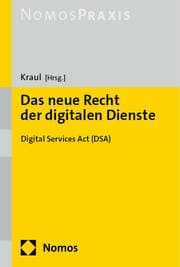 Cover von Das neue Recht der digitalen Dienste