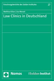 Cover von Law Clinics in Deutschland