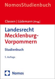 Cover von Landesrecht Mecklenburg-Vorpommern