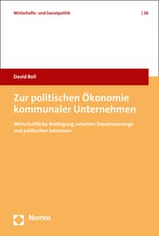 Cover von Zur politischen Ökonomie kommunaler Unternehmen