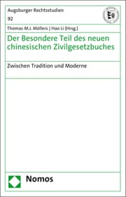 Cover von Der Besondere Teil des neuen chinesischen Zivilgesetzbuches