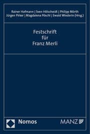 Cover von Festschrift für Franz Merli