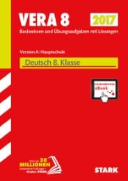 Cover von VERA 8 2017 Deutsch - Version A, Hauptschule