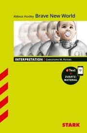 Cover von STARK Aldous Huxley: Brave New World - Englisch - Interpretationen