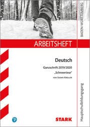 Cover von STARK Arbeitsheft Hauptschulbildungsgang - Deutsch - Baden-Württemberg - Ganzschrift 2019/2020 - Susan Kreller: Schneeriese