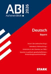 Cover von STARK Deutsch - Abi - Auf einen Blick! 2026 Bayern