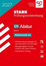 Cover von STARK Mathematik eA - Abitur 2027 Bayern - Prüfungsvorbereitung