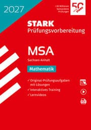 Cover von STARK Mathematik - MSA (Mittlerer Schulabschluss) 2027 Sachsen-Anhalt - Prüfungsvorbereitung