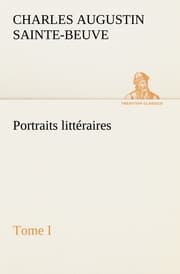 Cover von Portraits littéraires, Tome I