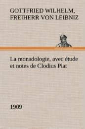 Cover von La monadologie (1909) avec étude et notes de Clodius Piat