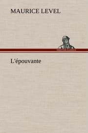 Cover von L'épouvante