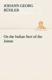 Cover von On the Indian Sect of the Jainas