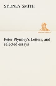 Cover von Peter Plymley's Letters, and selected essays