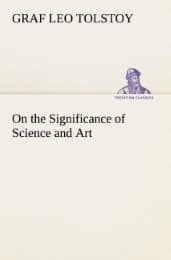 Cover von On the Significance of Science and Art