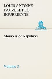 Cover von Memoirs of Napoleon - Volume 03