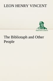 Cover von The Bibliotaph and Other People