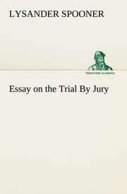 Cover von Essay on the Trial By Jury