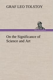 Cover von On the Significance of Science and Art